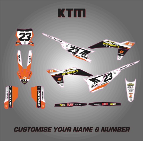 Grafica personalizzata ktm - personalizzata, mx