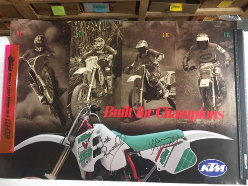 Poster ktm 1991 bike dxc - ktm,