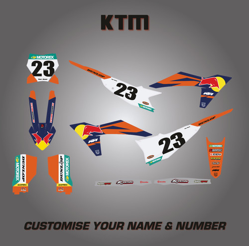 Grafica personalizzata ktm - grafica,